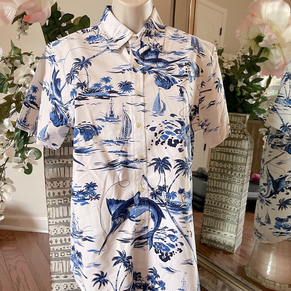 Ralph Lauren Tropical Swordfish Button Down